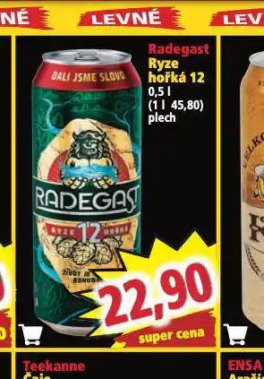 Norma Pivo radegast ryze hořká 12 nabídka