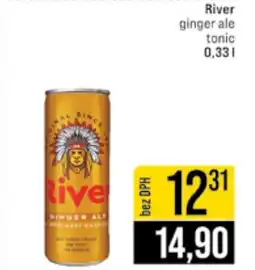 Jip River ginger ale tonic nabídka