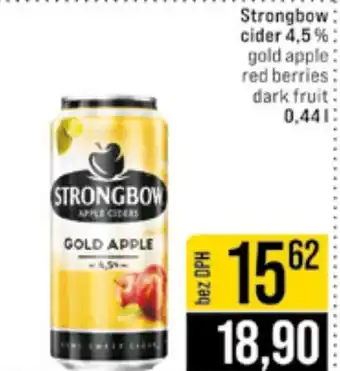 Jip STRONGBOW cider 4.5% nabídka