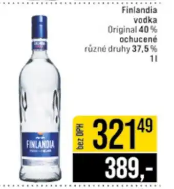 Jip FINLANDIA vodka nabídka