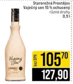 Jip Starorežná Prostějov Vaječný sen 15% ochucený nabídka