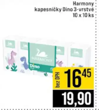 Jip HARMONY kapesničky Dino 3-vrstvé nabídka