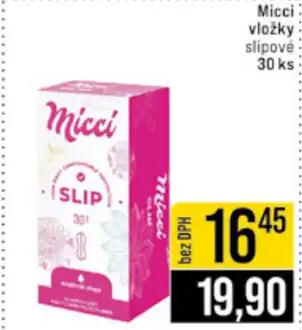 Jip MICCI vložky slipové nabídka