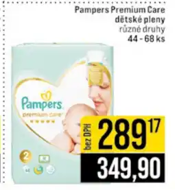 Jip PAMPERS Premium Care dětské pleny nabídka