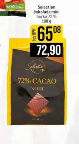 Jip Selection čokoláda mini hořká 72% nabídka