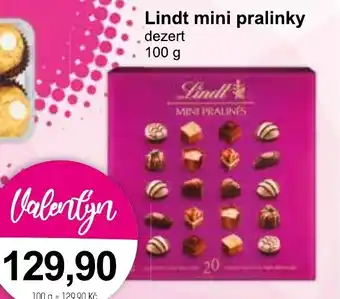 Konzum Lindt mini pralinky nabídka