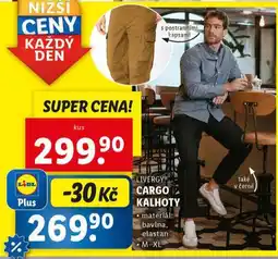 Lidl Cargo kalhoty nabídka