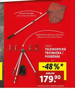 Lidl Teleskopická trojnožka / podběrák nabídka