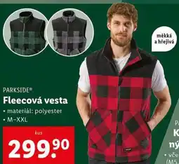 Lidl Fleecová vesta nabídka