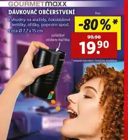 Lidl Dávkovač občerstvení nabídka