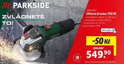 Lidl Úhlová bruska 750 w nabídka