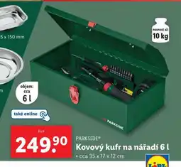 Lidl Kovový kufr na nářadí 6l nabídka