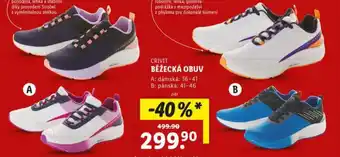 Lidl Běžecká obuv nabídka