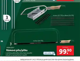 Lidl Rámová pila / pilka nabídka