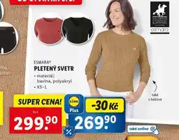 Lidl Pletený svetr nabídka