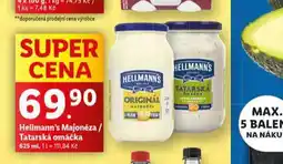 Lidl Hellmann´s tatarská omáčka, majonéza nabídka