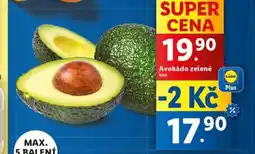 Lidl Avokádo zelené nabídka