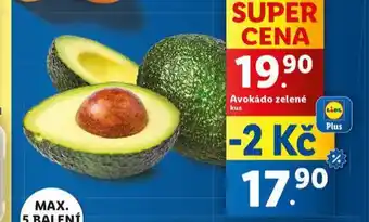 Lidl Avokádo zelené nabídka