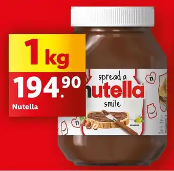 Lidl Nutella nabídka