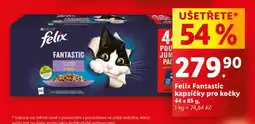 Lidl Felix fantastic kapsičky pro kočky nabídka