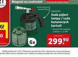 Lidl Sada pájecích lamp / sada butanových kartuší nabídka