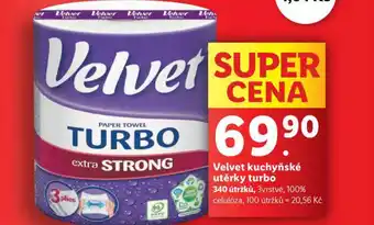 Lidl Velvet kuchyňská utěrka turbo nabídka