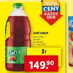 Lidl Jupí sirup nabídka