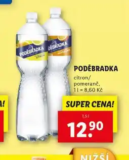 Lidl Poděbradka citron / pomeranč nabídka