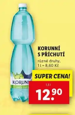 Lidl Korunní s příchutí nabídka