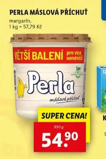 Lidl Perla máslová příchuť nabídka