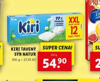 Lidl Kiri tavený sýr natur nabídka