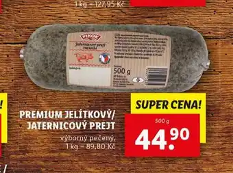 Lidl Premium jelítkový / jaternicový prejt nabídka