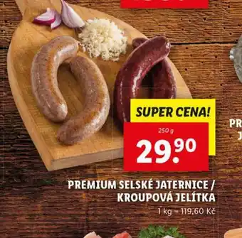 Lidl Kroupová jelítka nabídka