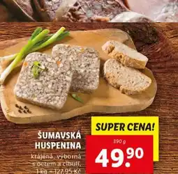 Lidl Šumavská huspenina nabídka