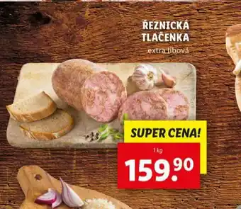 Lidl Řeznická tlačenka nabídka