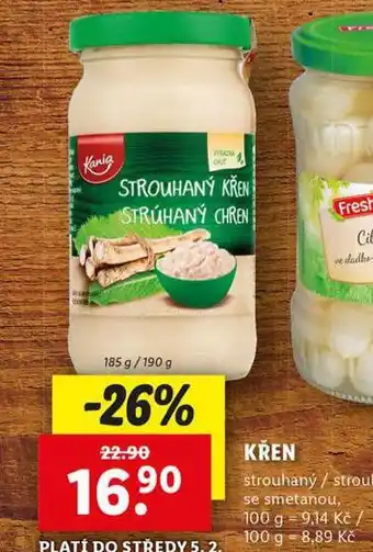 Lidl Křen nabídka