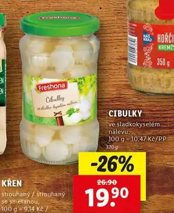 Lidl Cibulky nabídka