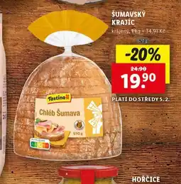 Lidl Šumavský krajíc nabídka