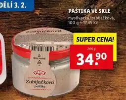 Lidl Paštika ve skle nabídka