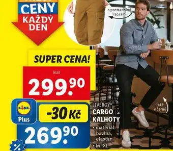 Lidl Cargo kalhoty nabídka