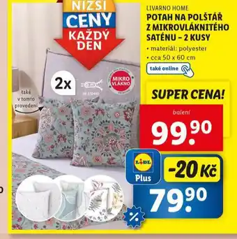 Lidl Potah na polštář nabídka