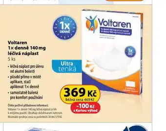 Dr. Max Voltaren léčivá náplast nabídka