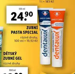 Lidl Zubní pasta speciál nabídka