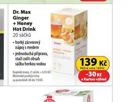 Dr. Max Dr. max ginger + honey hot drink nabídka