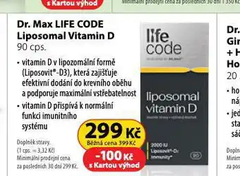 Dr. Max Dr. max life code liposomal vitamin d nabídka