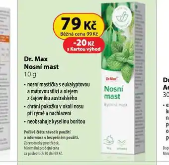 Dr. Max Dr. max nosní mast nabídka