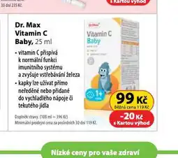 Dr. Max Dr. max vitamin c baby nabídka