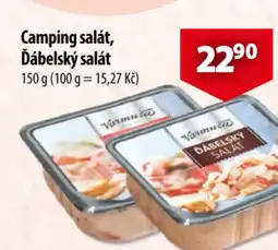 CBA Camping salát, Ďábelský salát nabídka