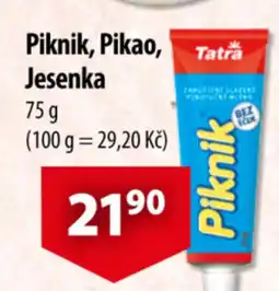 CBA Piknik, Pikao, Jesenka nabídka