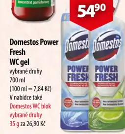 CBA Domestos Power Fresh WC gel nabídka